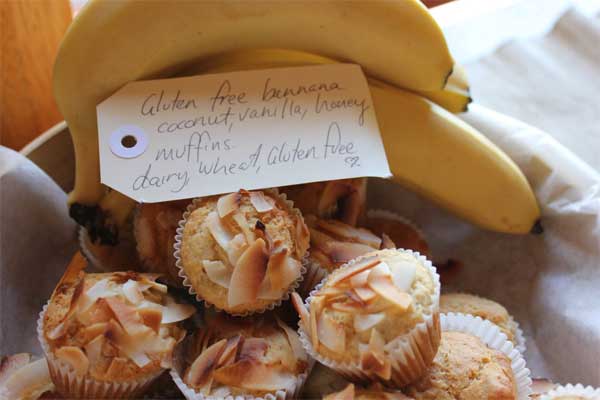 Gluten Free Banana Muffins
