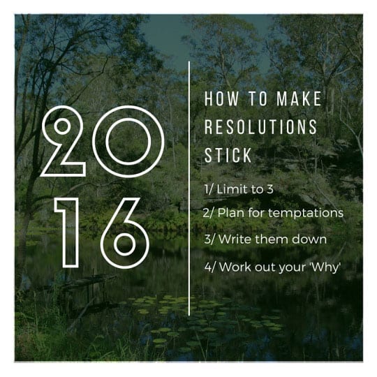 How to Make New Year Intentions Stick
