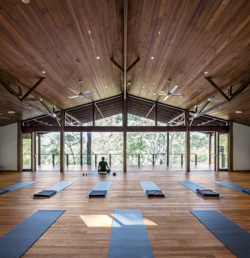 Yoga Retreats Sydney NSW image of a room used for Yoga